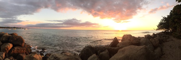 Sunset by Steps beach